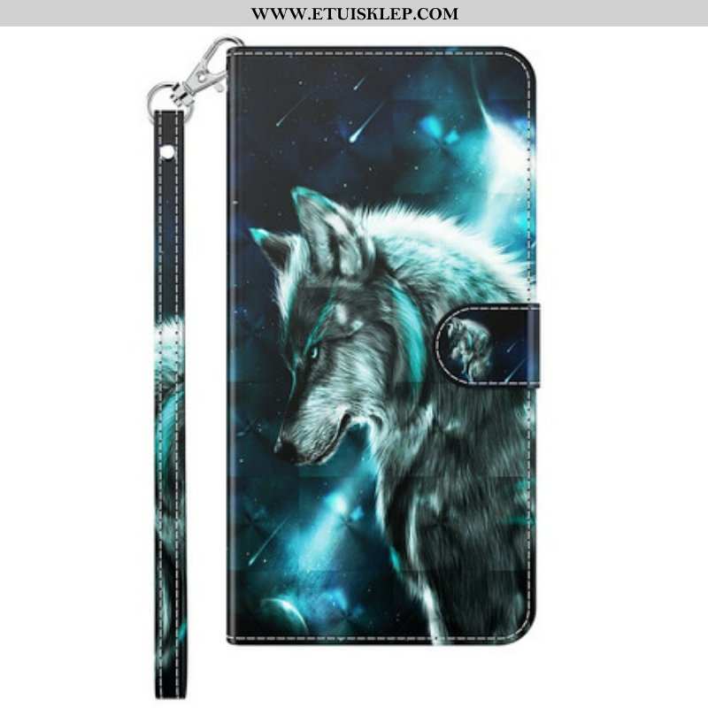 Etui Folio do Samsung Galaxy M12 / A12 Majestatyczny Wilk